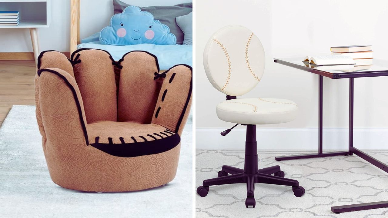 Swing for the Fences and Make Your Home Stand Out With These Unique Baseball Glove Chair
