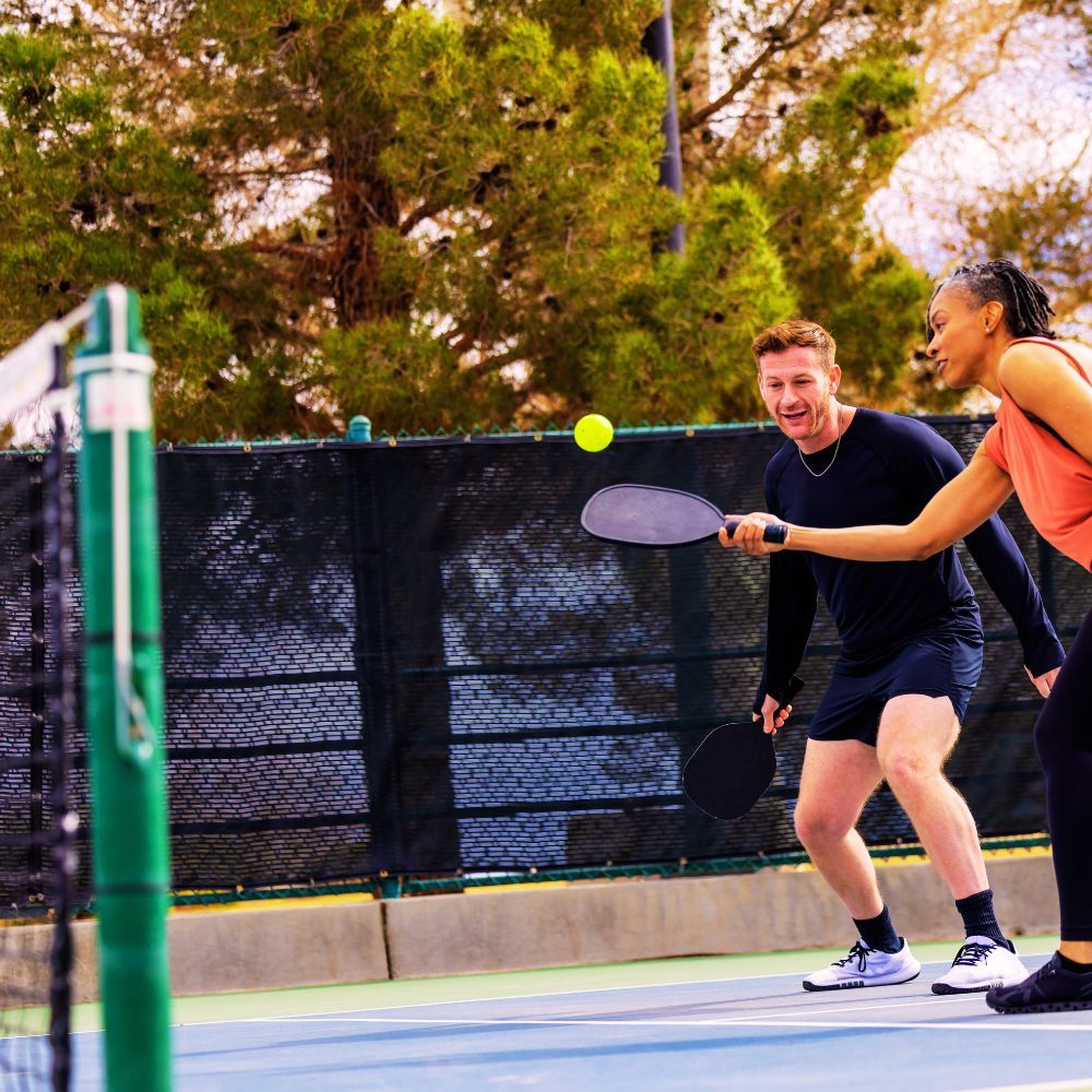 pickleball players