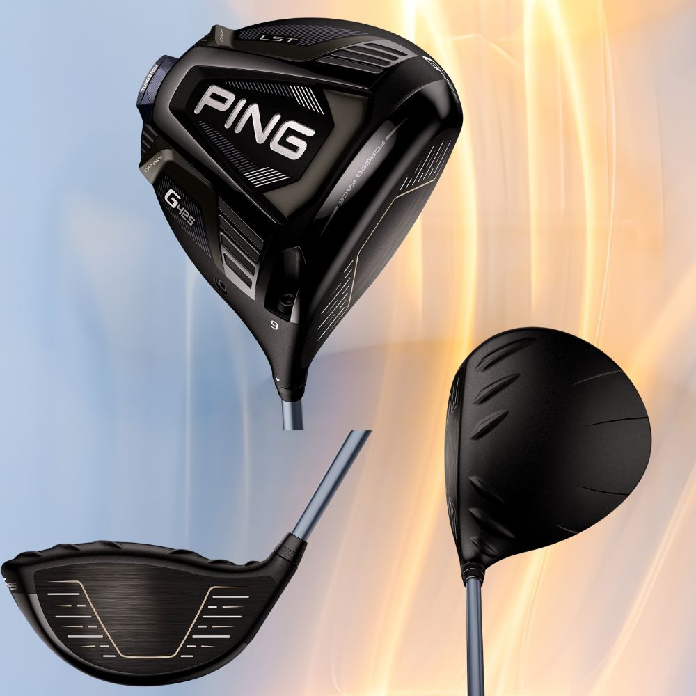 A golfer playing with a Ping G425 Max Driver on a golf course